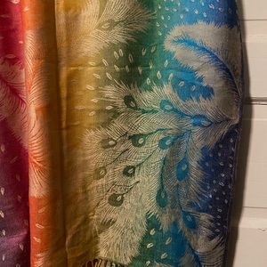 Pashmina Scarf - Rainbow patterned